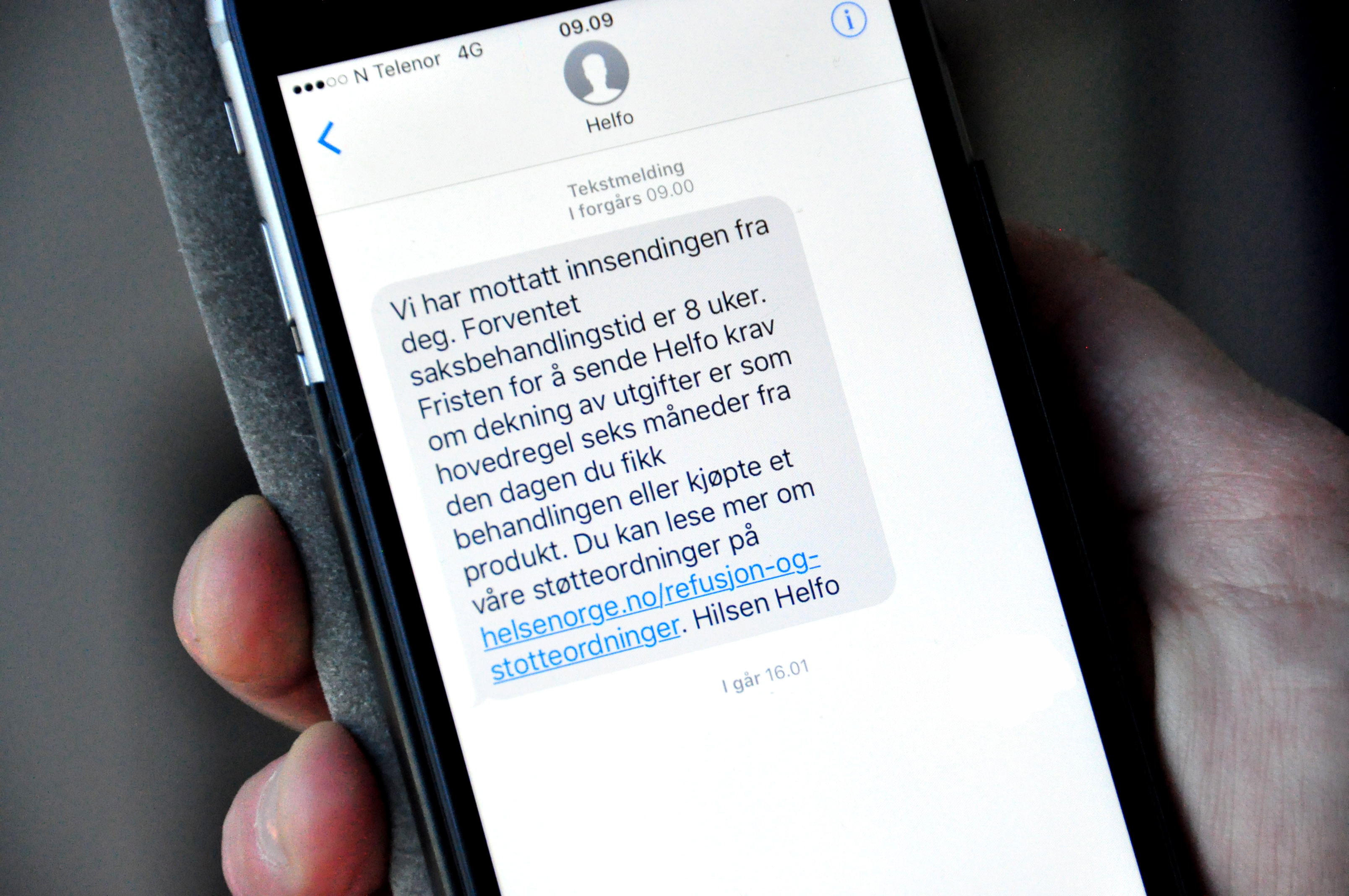 Digitale skjema og SMS-varsel fra Helfo - helsenorge.no